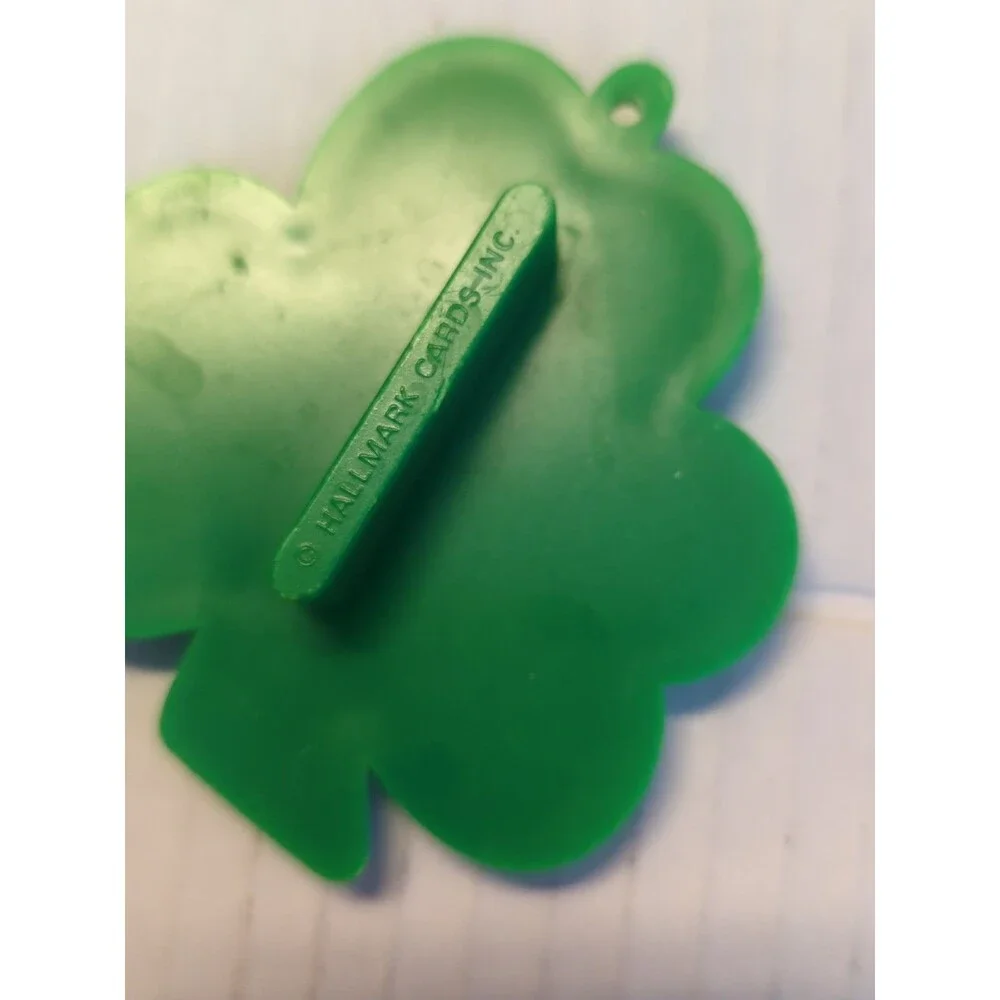 Hallmark Cards Shamrock Clover Cookie Cutter St. Patrick's Day Plastic 1979 Vtg